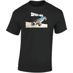 Space 1999 Cult Tv Show Sci Fi Retro Graphic Unisex Cotton Black T Shirt