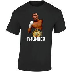 Arturo Gatti Thunder Boxing Retro Graphic Unisex Cotton Black T Shirt