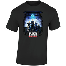 Fullmetal Alchemist Japanese Anime Retro Graphic Unisex Cotton Black T Shirt