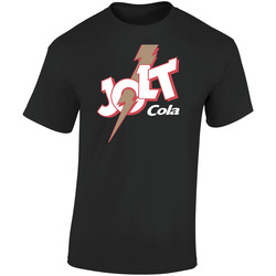 Jolt Cola Soft Drink Retro Graphic Unisex Cotton Black T Shirt