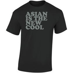 Asian Is The New Cool Funny Hip Hop China Japan Retro Graphic Unisex Cotton Black T Shirt