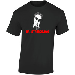 Dr Strangelove Movie Retro Graphic Unisex Cotton Black T Shirt