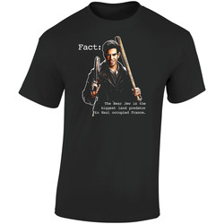 Inglorious Bastards Bear Jew Movie Retro Graphic Unisex Cotton Black T Shirt