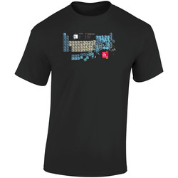 Element Chuck Norris Period Table Retro Graphic Unisex Cotton Black T Shirt