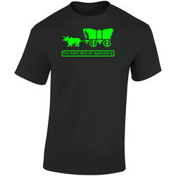 Oregon Trail Dysentry Retro Computer Game Retro Graphic Unisex Cotton Black T Shirt