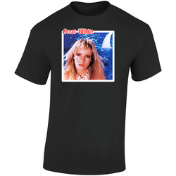 Great White Retro Graphic Unisex Cotton Black T Shirt