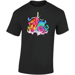 Panty Stocking With Garterbelt Tv Show Retro Graphic Unisex Cotton Black T Shirt