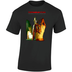 Sarah Connor Chronicles Tv Show Retro Graphic Unisex Cotton Black T Shirt