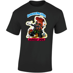 Joltin Joe Garbage Pail Kids Retro Graphic Unisex Cotton Black T Shirt