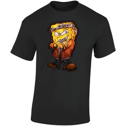 Gangsta Spongebob Retro Graphic Unisex Cotton Black T Shirt