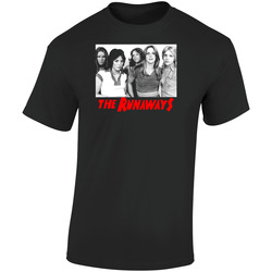 The Runaways Retro Graphic Unisex Cotton Black T Shirt