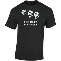 Cool Isley Brothers Retro Funk Soul Retro Graphic Unisex Cotton Black T Shirt