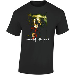 Spike And Dru Retro Graphic Unisex Cotton Black T Shirt