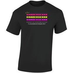 Eurotrip Club Vandersexxx Retro Graphic Unisex Cotton Black T Shirt