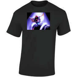 Cool Grendizer Real Retro Graphic Unisex Cotton Black T Shirt