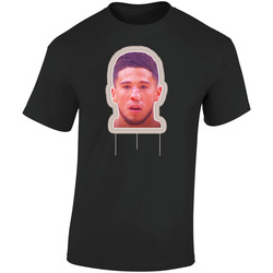Devin Booker Deandre Ayton Broken Nose Retro Graphic Unisex Cotton Black T Shirt