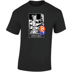 Sio Anime Retro Graphic Unisex Cotton Black T Shirt