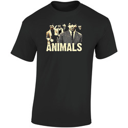 The Animals Retro Graphic Unisex Cotton Black T Shirt