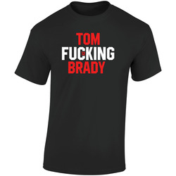 Tom Fucking Brady Quarterback Tampa Bay Football Fan Cool Retro Graphic Unisex Cotton Black T Shirt