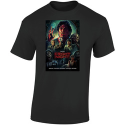 Fright Night 1985 Brand New Classic Horror Movie Black Retro Graphic Unisex Cotton Black T Shirt