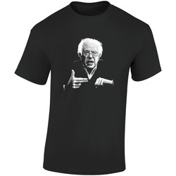 Bernie Sanders Rtj Retro Graphic Unisex Cotton Black T Shirt