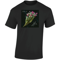 Hers Retro Graphic Unisex Cotton Black T Shirt