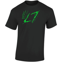 B L7 Band Lo13850 Retro Graphic Unisex Cotton Black T Shirt