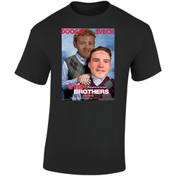 Andrei Svechnikov Dougie Hamilton Step Brothers Carolina Hurricanes Funny Hockey Retro Graphic Unisex Cotton Black T Shirt