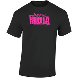 La Femme Nikita 90s Tv Show Action Retro Graphic Unisex Cotton Black T Shirt