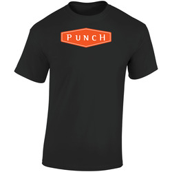 Punch Pizza Restaurant Foodie Tour Brand Logo Fan Retro Graphic Unisex Cotton Black T Shirt