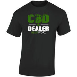 Cbd Dealer Retro Graphic Unisex Cotton Black T Shirt