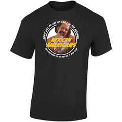 Cheech And Chong Mexican Americans Song Retro Graphic Unisex Cotton Black T Shirt