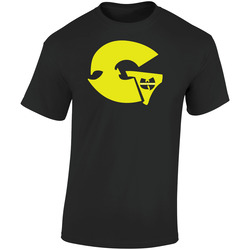 Gza 9ffd15134 Retro Graphic Unisex Cotton Black T Shirt