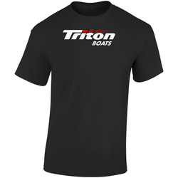 Triton Boats Logo Sport Fishing Boating Retro Graphic Unisex Cotton Black T Shirt