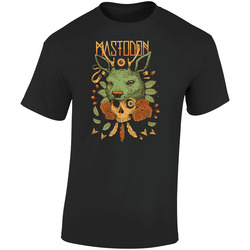 Mastodon  Logo45436 B Retro Graphic Unisex Cotton Black T Shirt