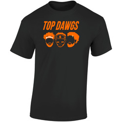 Top Dawgs Jarvis Landry Odell Beckham Baker Mayfield Cleveland Browns Retro Graphic Unisex Cotton Black T Shirt