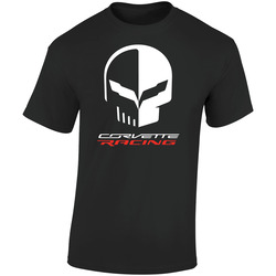 Corvette Racing Fashion Gift New From Us Retro Graphic Unisex Cotton Black T Shirt