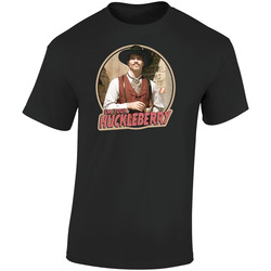 I'm Your Huckleberry 1 A Retro Graphic Unisex Cotton Black T Shirt