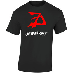 Sevendust Band 2 Retro Graphic Unisex Cotton Black T Shirt