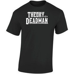 Theory Of A Deadman F79hjios46950 A Retro Graphic Unisex Cotton Black T Shirt