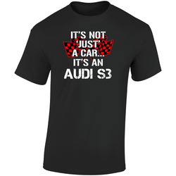 Audi S3 Not Just A Car Funny Car Lovers Retro Graphic Unisex Cotton Black T Shirt