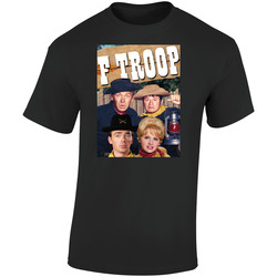 The Bedbugs F Troop Fictional Music Group Fan Retro Graphic Unisex Soft Cotton Black T Shirt