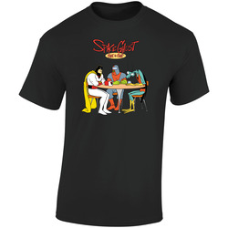 Space Ghost Ghost To Ghost Meeting Retro Graphic Unisex Soft Cotton Black T Shirt