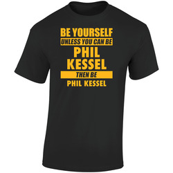 Be Yourself Unless You Can Be Phil Kessel Pittsburgh Hockey Retro Graphic Unisex Soft Cotton Black T Shirt
