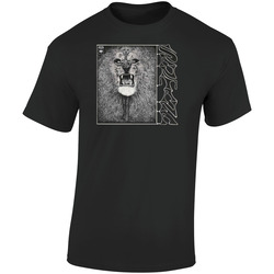 Santana Leon Retro Graphic Unisex Soft Cotton Black T Shirt