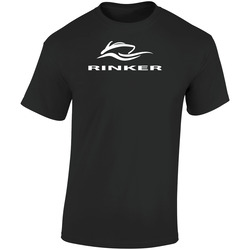 Rinker Boats 1 Retro Graphic Unisex Soft Cotton Black T Shirt