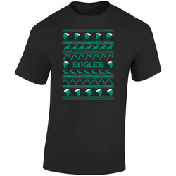 Eagles Ugly Christmas Sweater Football Retro Graphic Unisex Soft Cotton Black T Shirt