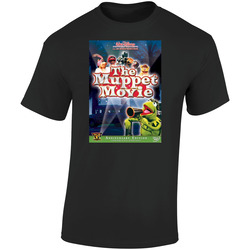 The Muppet Movie Cool 70's Comedy Vintage Classic Movie  Fan Retro Graphic Unisex Soft Cotton Black T Shirt