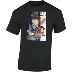 Bubblegum Crisis Tokyo 2040 Anime Movie And Tv Show Retro Graphic Unisex Soft Cotton Black T Shirt