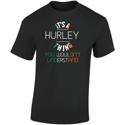 It's A Hurley Thing You Wouldn't Understand Irish Name Retro Graphic Unisex Soft Cotton Black T Shirt